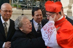 Cardinal Tagle with his Mom.jpg